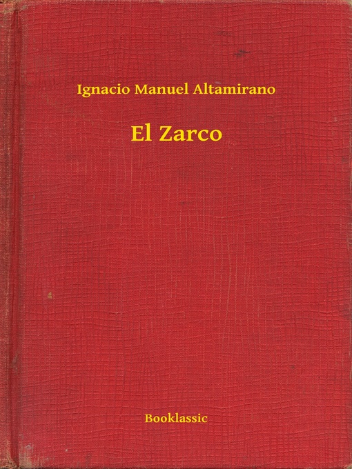 Cover image for El Zarco